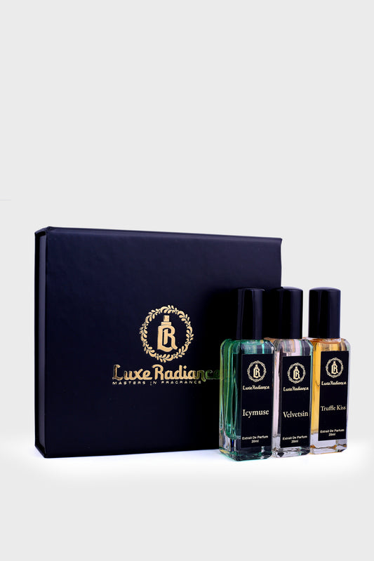 COMBO OF ICYMUSE VELVETSIN AND TRUFFLE KISS LUXURY GIFT SET (20ml × 3)